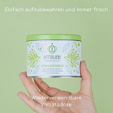 BitterLiebe Ayurvedischer Bio Kräutertee 35 Tassen Kaffee Tee