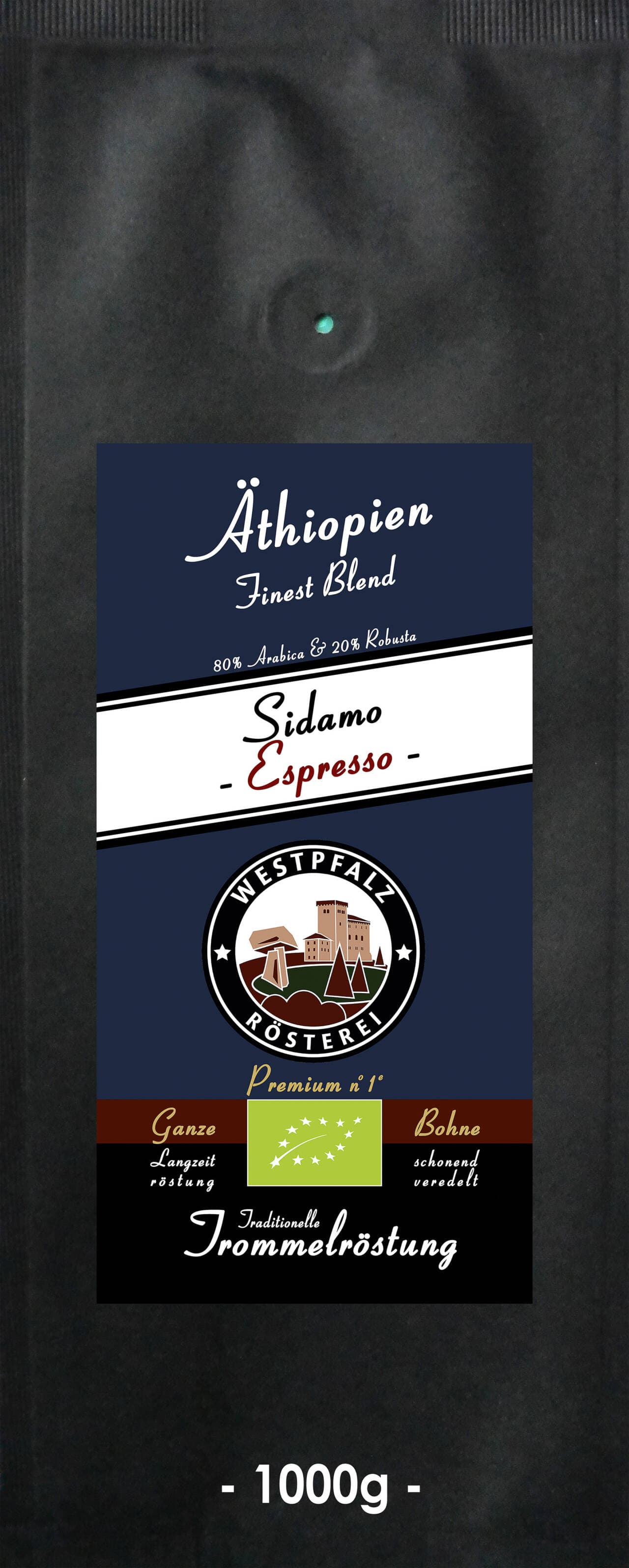 Westpfalz Rösterei BIO Sidamo Espresso 1kg Kaffee Tee Gewürze Shop