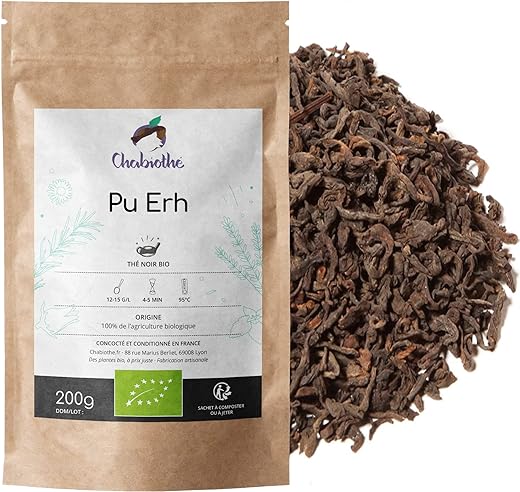 Chabiothé BIO Pu Erh Tee Yunnan 200g Kaffee Tee Gewürze Shop